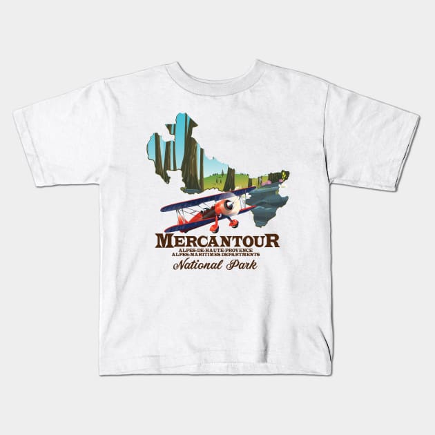 mercantour Kids T-Shirt by nickemporium1